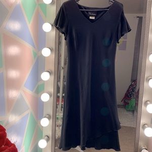 Black Short Sleeve Dress